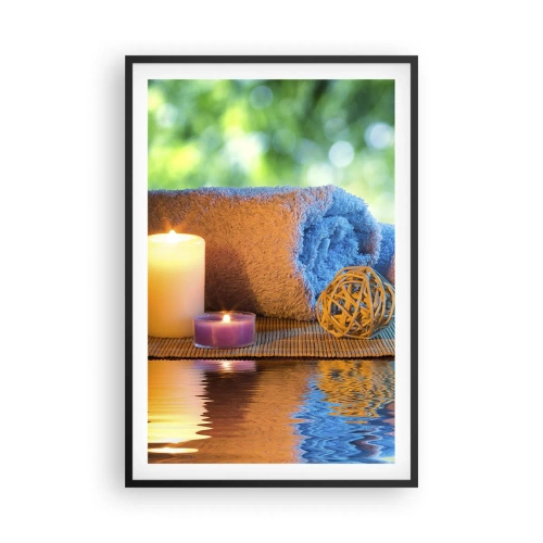Plakat i sort ramme - Tid til kroppen - 61x91 cm