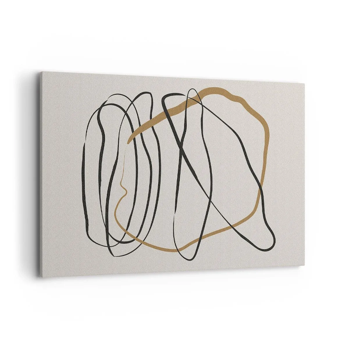 Lærredstryk - Billede på lærred - Komposition - dans i besiddelse - 120x80 cm