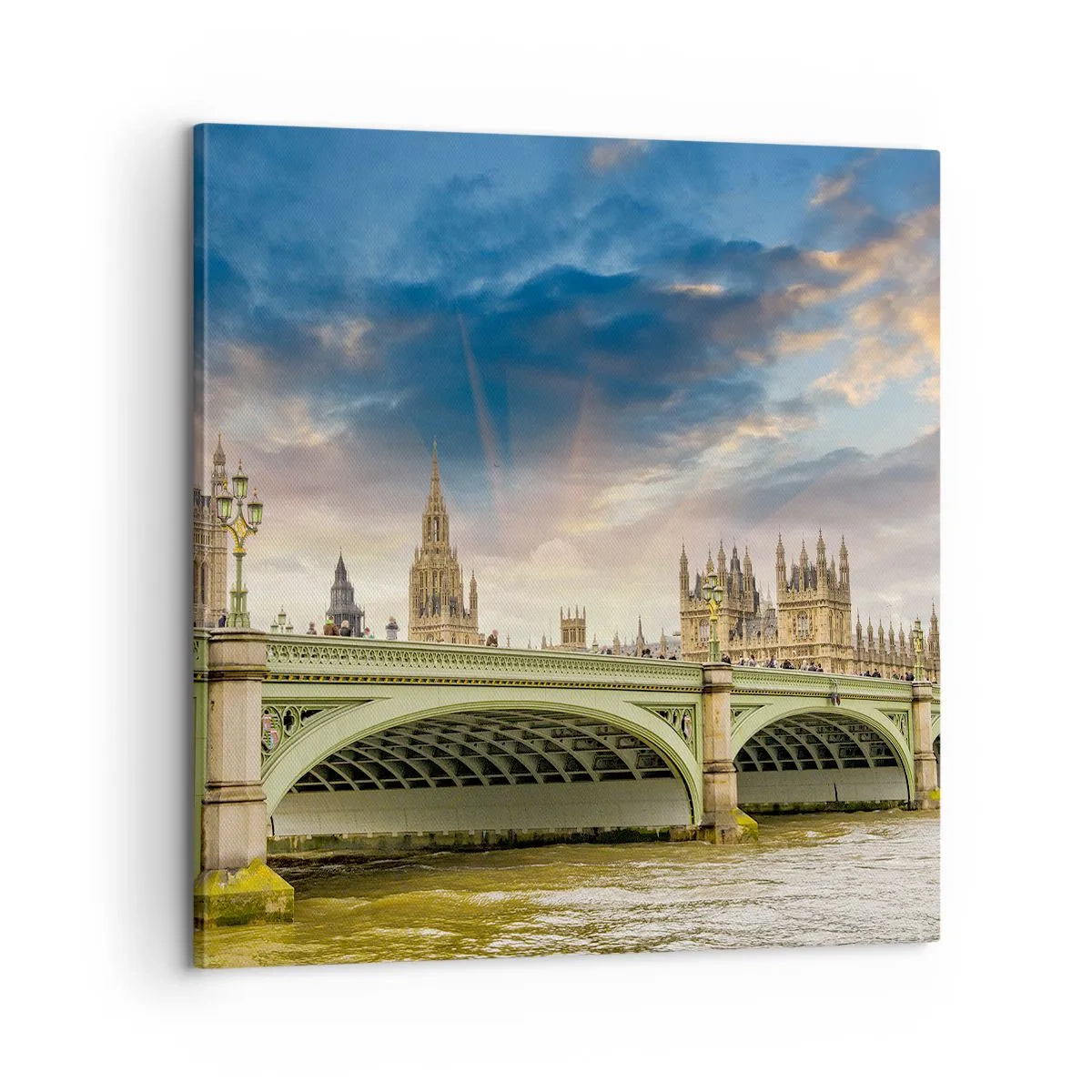 Lærredstryk - Billede på lærred - Tiden stod stille i Imperiet - 60x60 cm