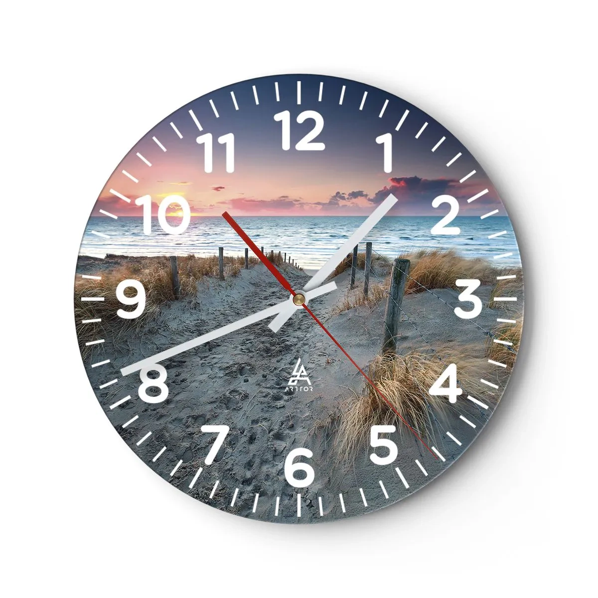 Vægur, Uret - Du har udgydt en regnbue af strålende pragt.... - 30x30 cm