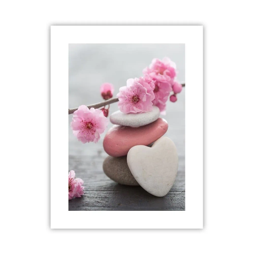 Plakat - Kirsebærblomstens lyksalighed - 30x40 cm