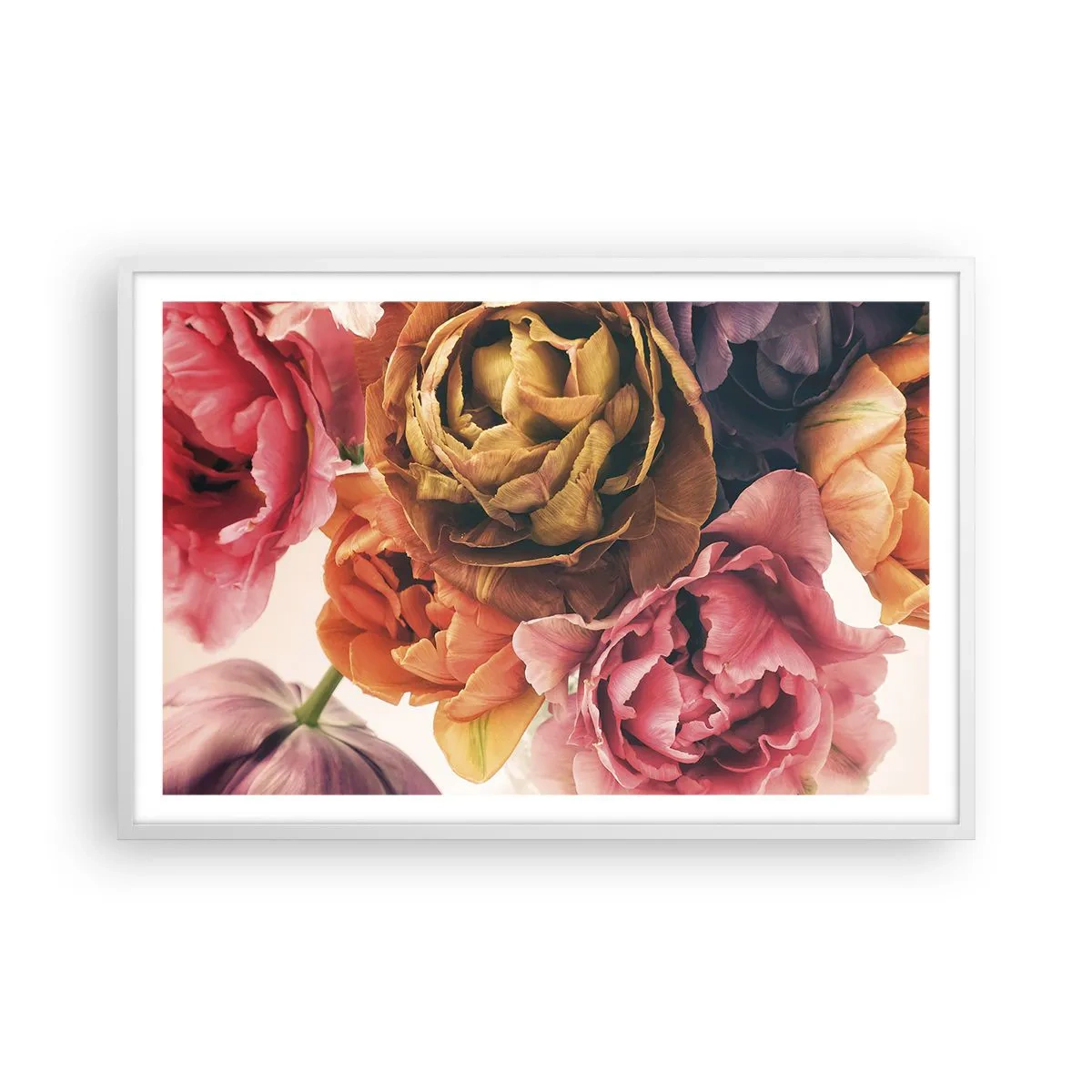 Plakat i hvid ramme - Fejring af livet - 91x61 cm