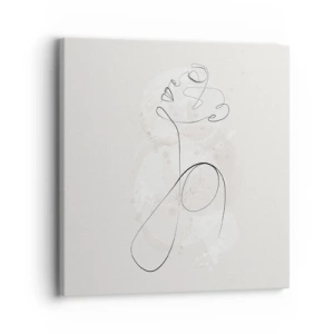 Lærredstryk - Billede på lærred - Spiralen af skønhed - 30x30 cm