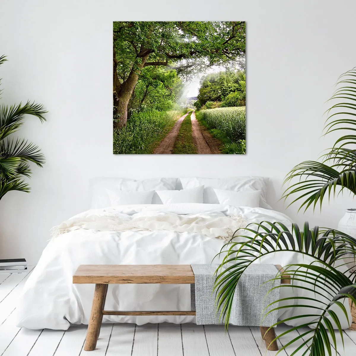 Lærredstryk - Billede på lærred - Et in Arcadia ego - 70x70 cm