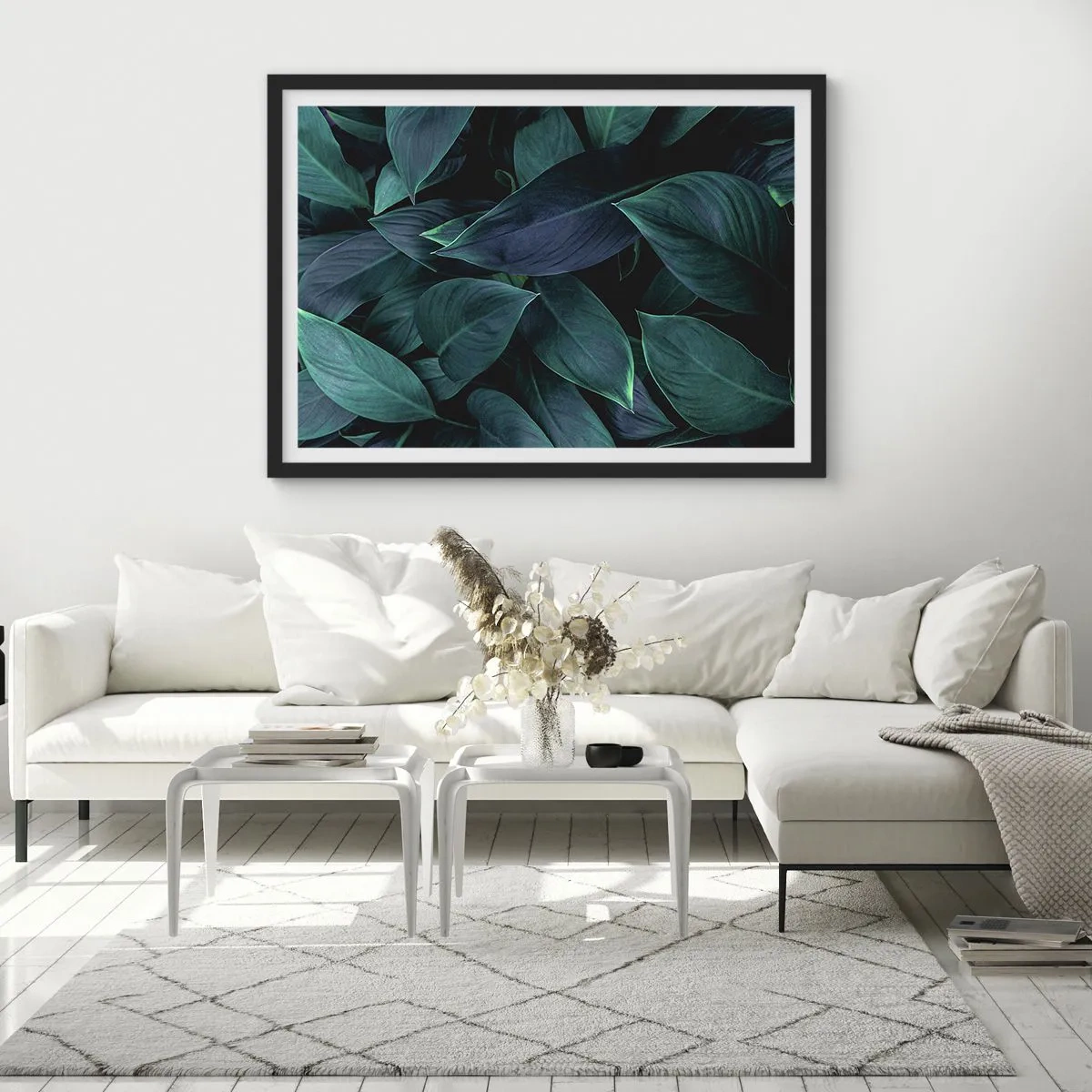 Plakat i sort ramme - Grønt i sig selv - 100x70 cm