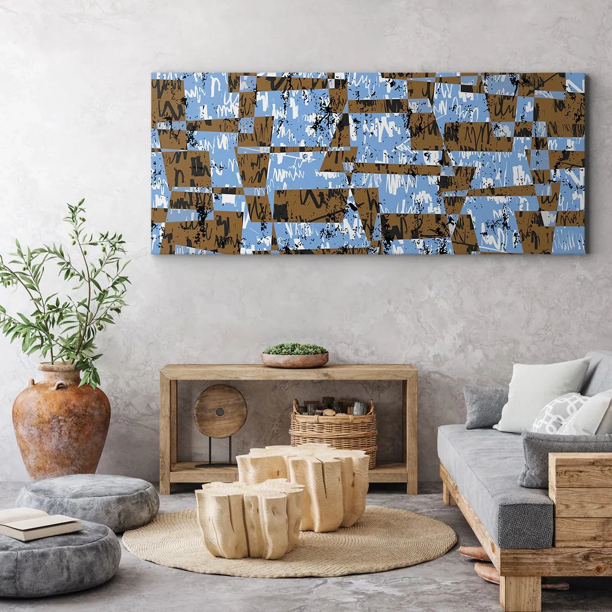 Lærredstryk - Billede på lærred - Ikke oversvømmet udskæring - 100x40 cm