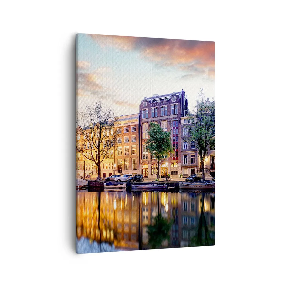 Lærredstryk - Billede på lærred - Tilbageholdende og rolig hollandsk skønhed - 50x70 cm