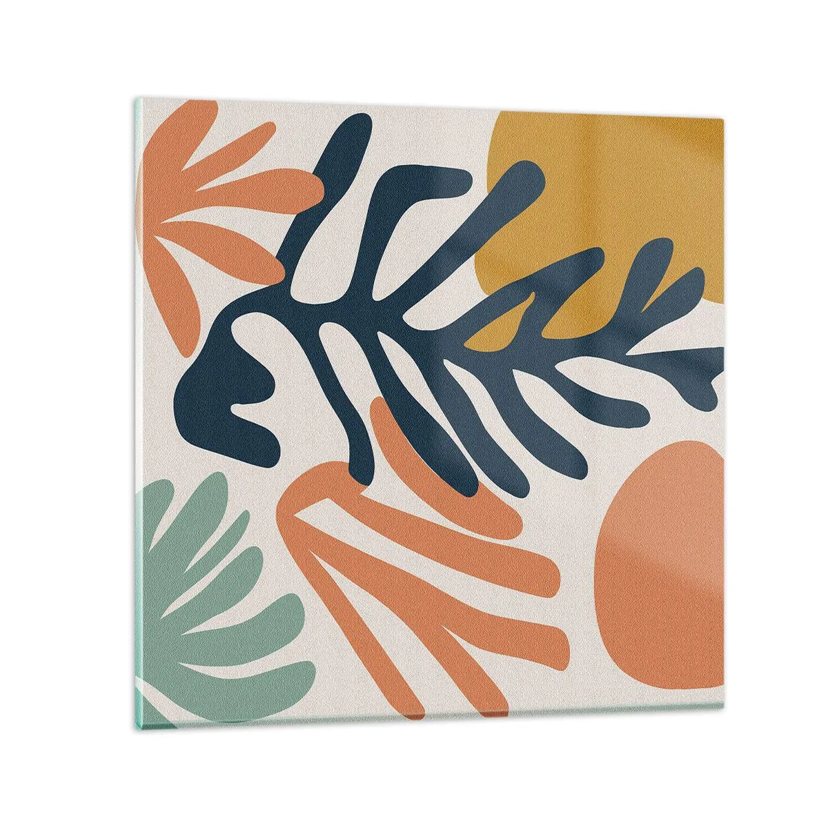 Billede på glas - Koralhav - 60x60 cm