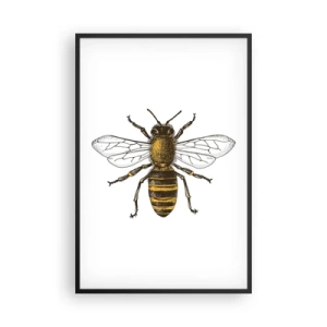 Plakat i sort ramme - Smuk og god - 61x91 cm