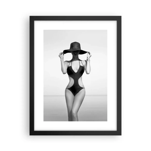 Plakat i sort ramme - Mit navn er Elegance - 30x40 cm