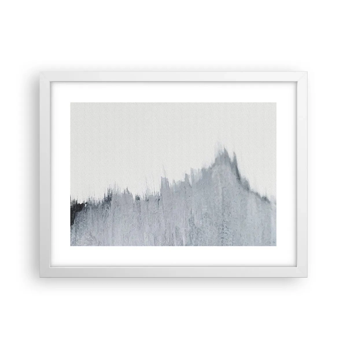 Plakat i hvid ramme - Mystisk plade - 40x30 cm