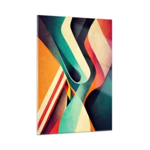 Billede på glas - Intens komposition - 50x70 cm