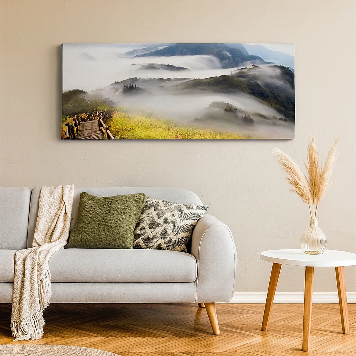 Lærredstryk - Billede på lærred - Vævet mod blænding og tåge - 30x30 cm