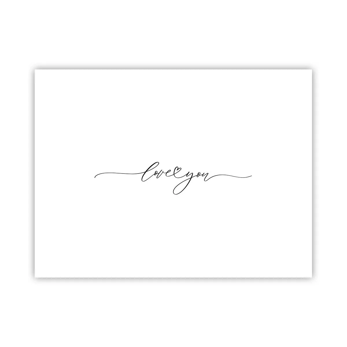 Plakat - Sort og hvid - 40x30 cm