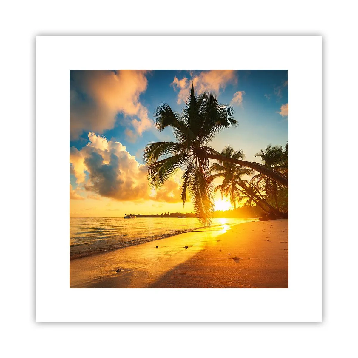 Plakat - Caribisk drøm - 30x30 cm