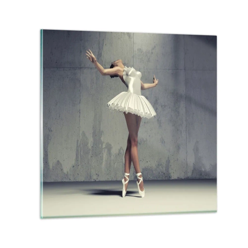 Billede på glas - Let som en fugl - 60x60 cm