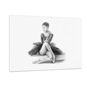 Billede på glas - Fortryllet af dans - 120x80 cm