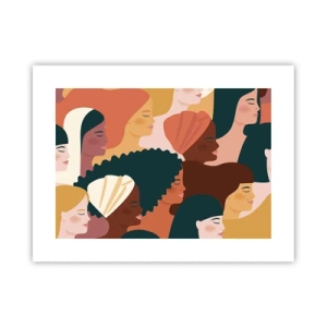 Plakat - Kun kvindelighed - 40x30 cm