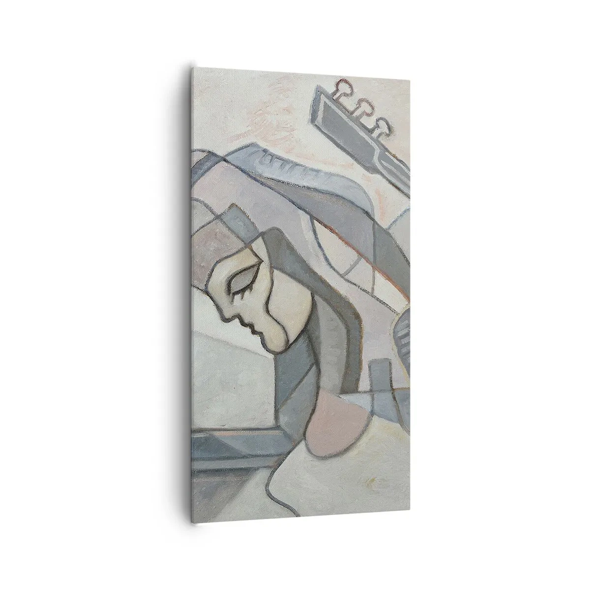 Lærredstryk - Billede på lærred - I musikkens kraft - 65x120 cm