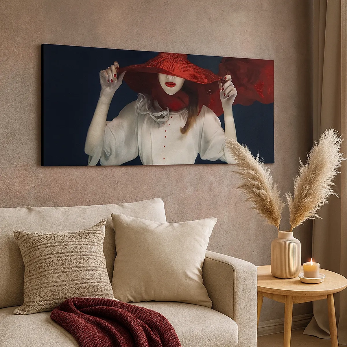 Lærredstryk - Billede på lærred - Vidunderkvinden - 30x30 cm