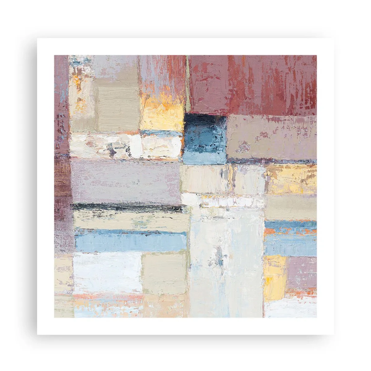 Plakat - Geometriens ro - 60x60 cm