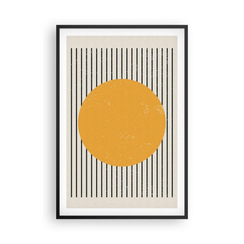 Plakat i sort ramme - Enkelthedens kraft - 61x91 cm