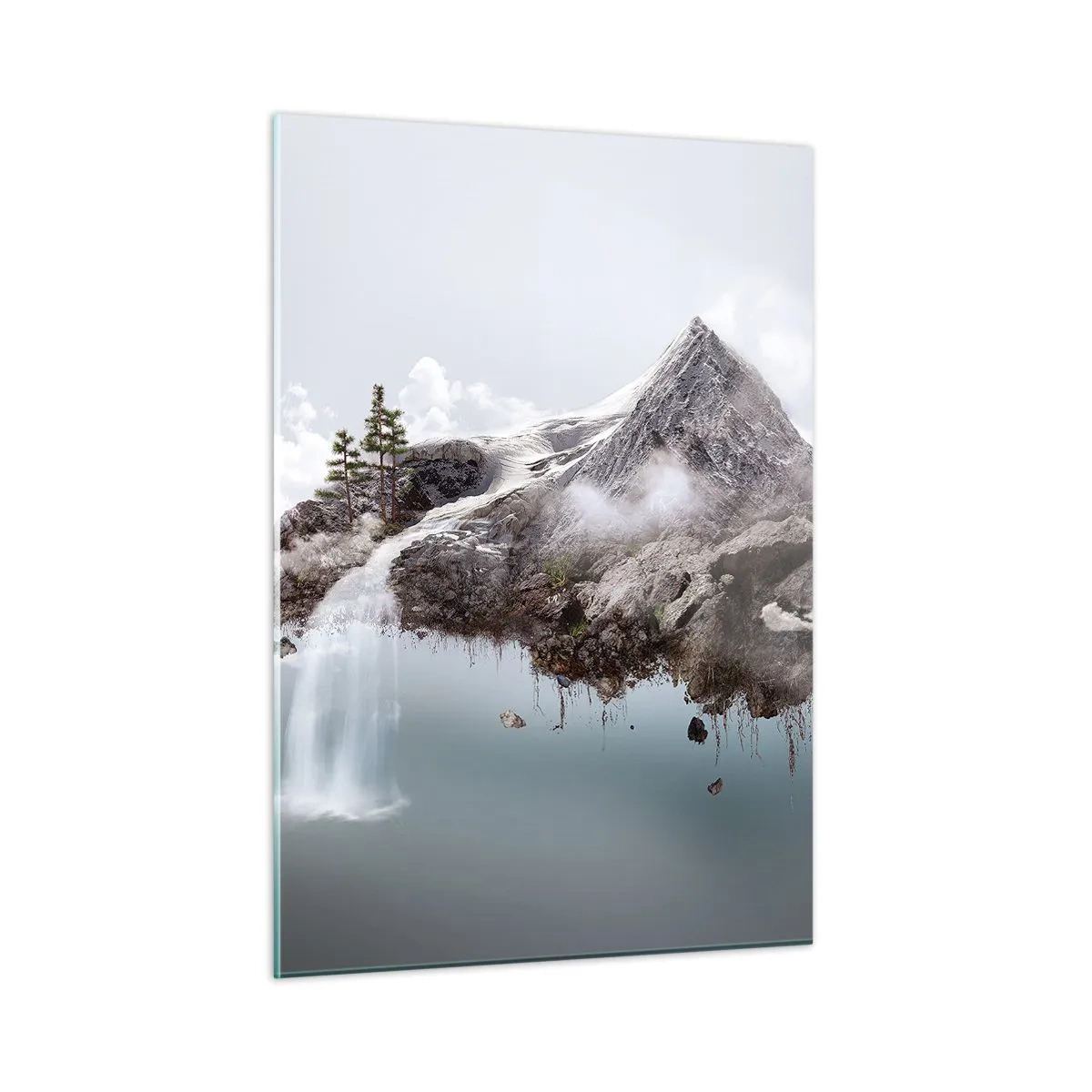 Billede på glas - Set gennem en surrealists øjne - 50x70 cm