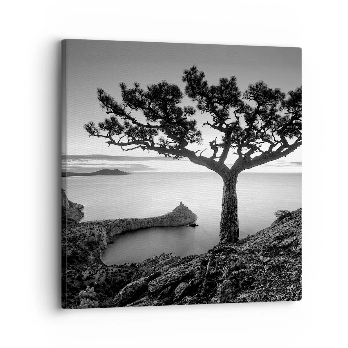 Lærredstryk - Billede på lærred - Fred hele vejen til horisonten - 30x30 cm