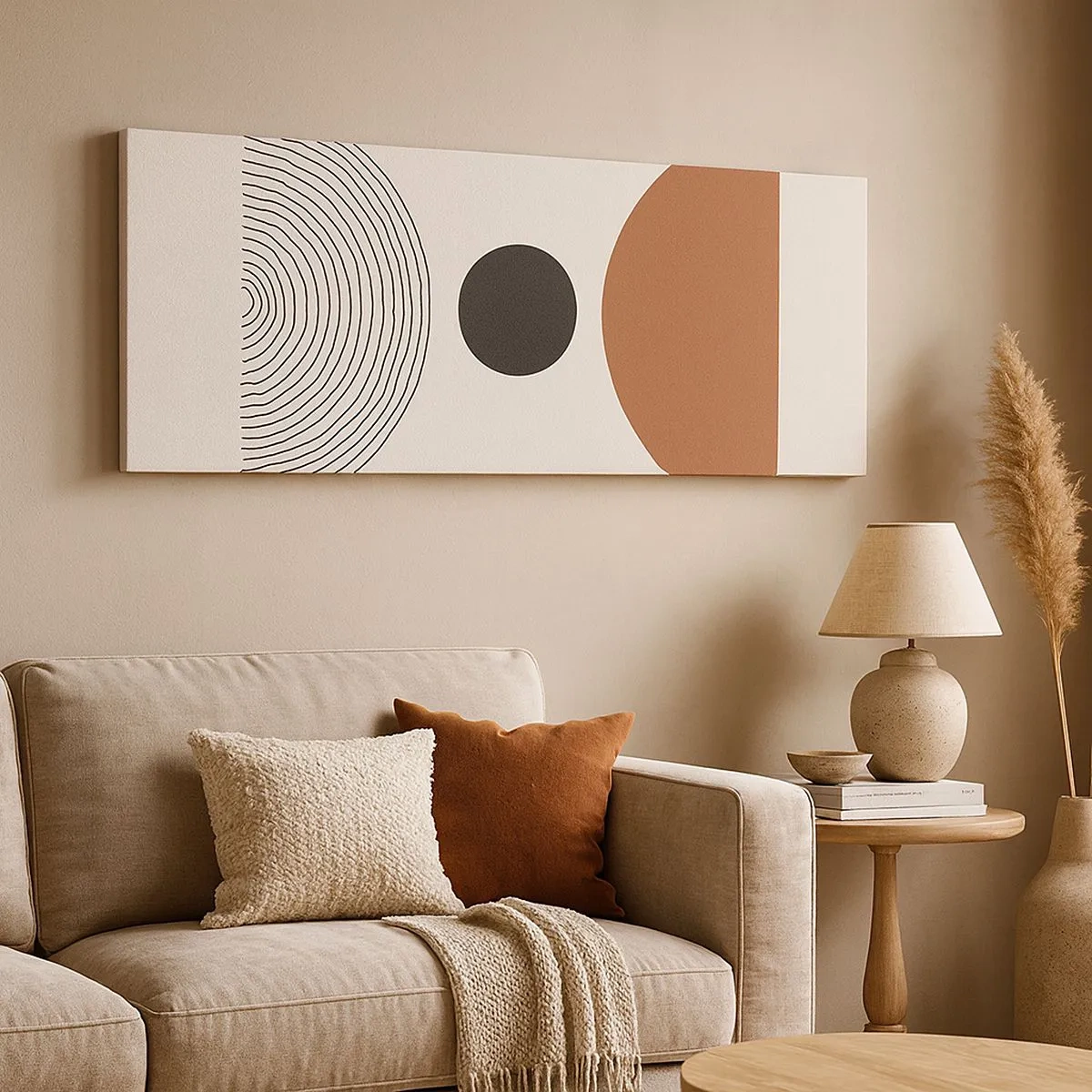 Lærredstryk - Billede på lærred - I rampelyset - 100x40 cm