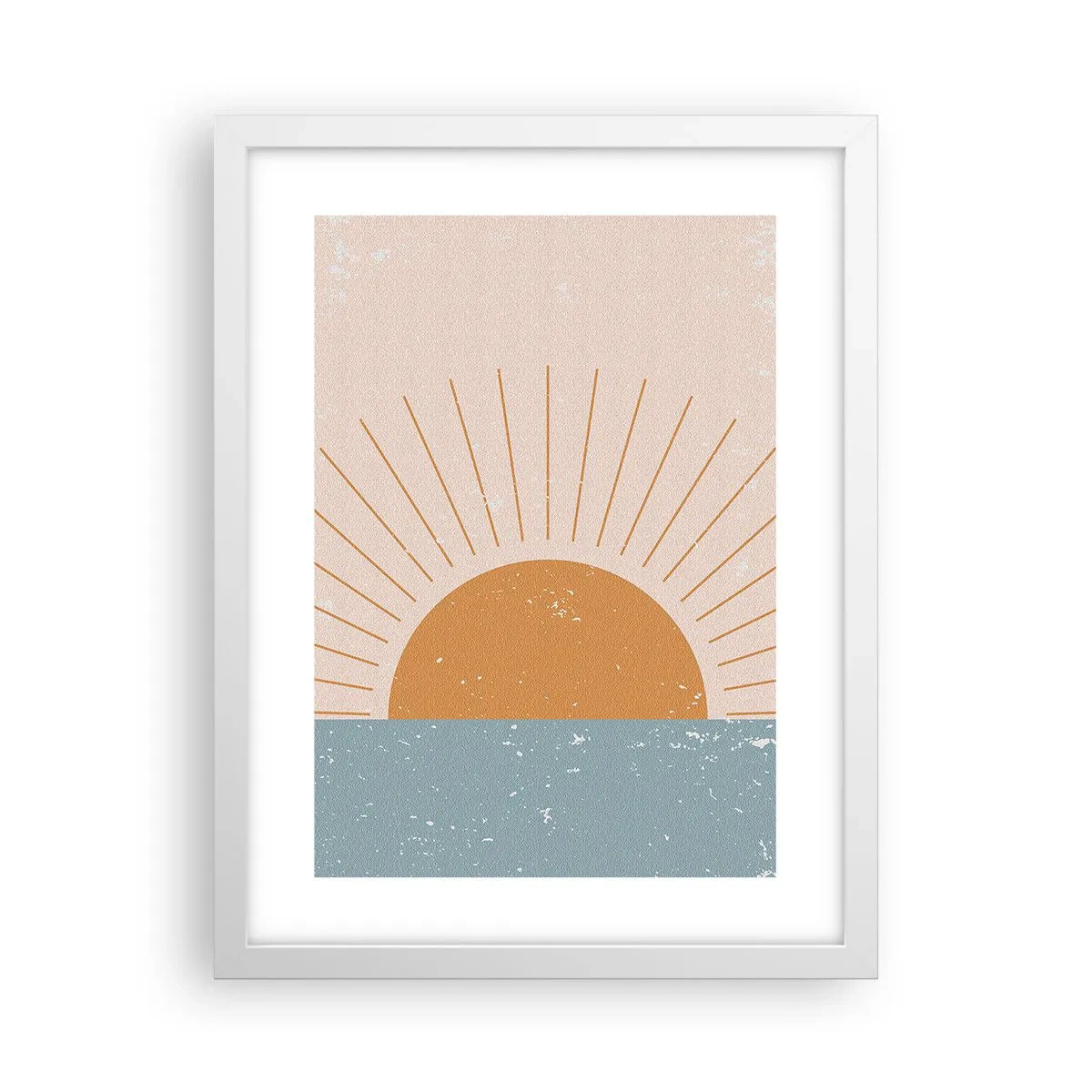 Plakat i hvid ramme - Et dagligt mirakel - 30x40 cm