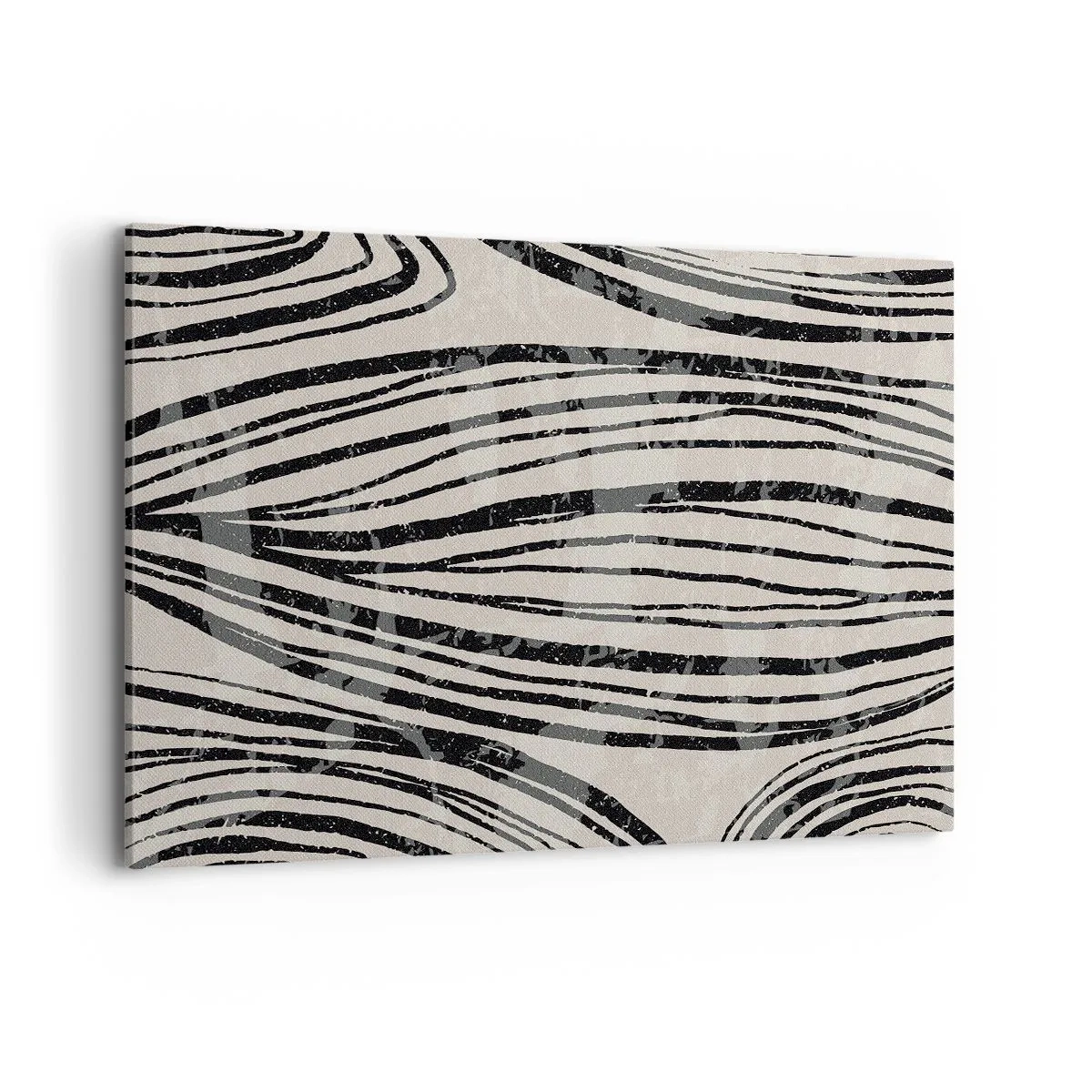 Lærredstryk - Billede på lærred - Et spild af linjer - 120x80 cm