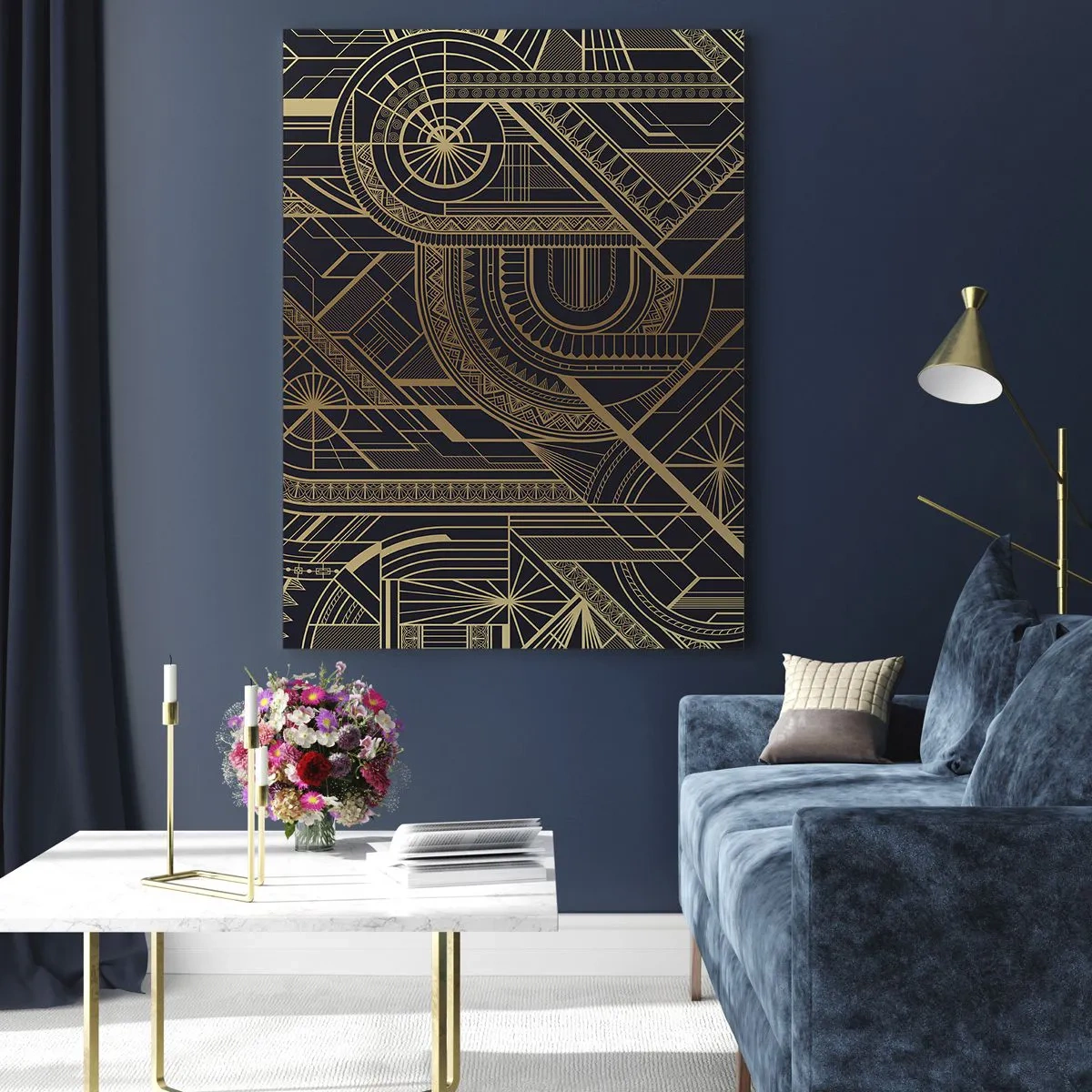 Billede på glas - Koncepter, idéer, planer - 50x70 cm