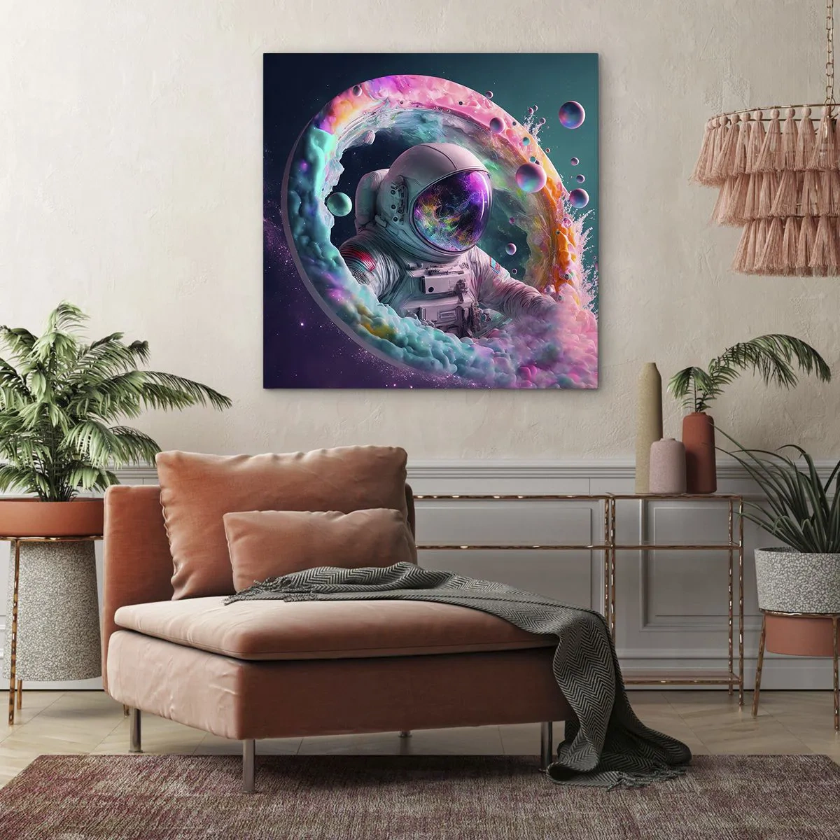 Lærredstryk - Billede på lærred - Stjerneport - 30x30 cm