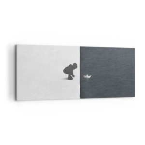 Lærredstryk - Billede på lærred - Stor ekspedition - 120x50 cm