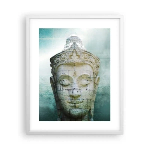 Plakat i hvid ramme - På jagt efter lys - 40x50 cm