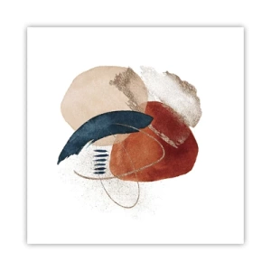 Plakat - Oval sammensætning - 60x60 cm