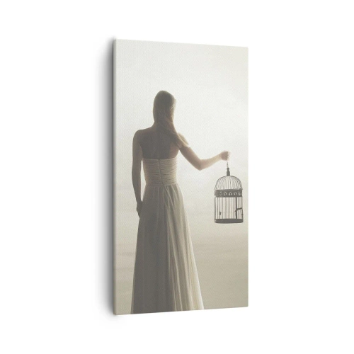 Lærredstryk - Billede på lærred - Vær fri - 55x100 cm