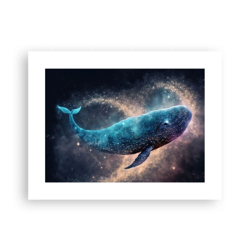 Plakat - Der findes en verden... - 40x30 cm