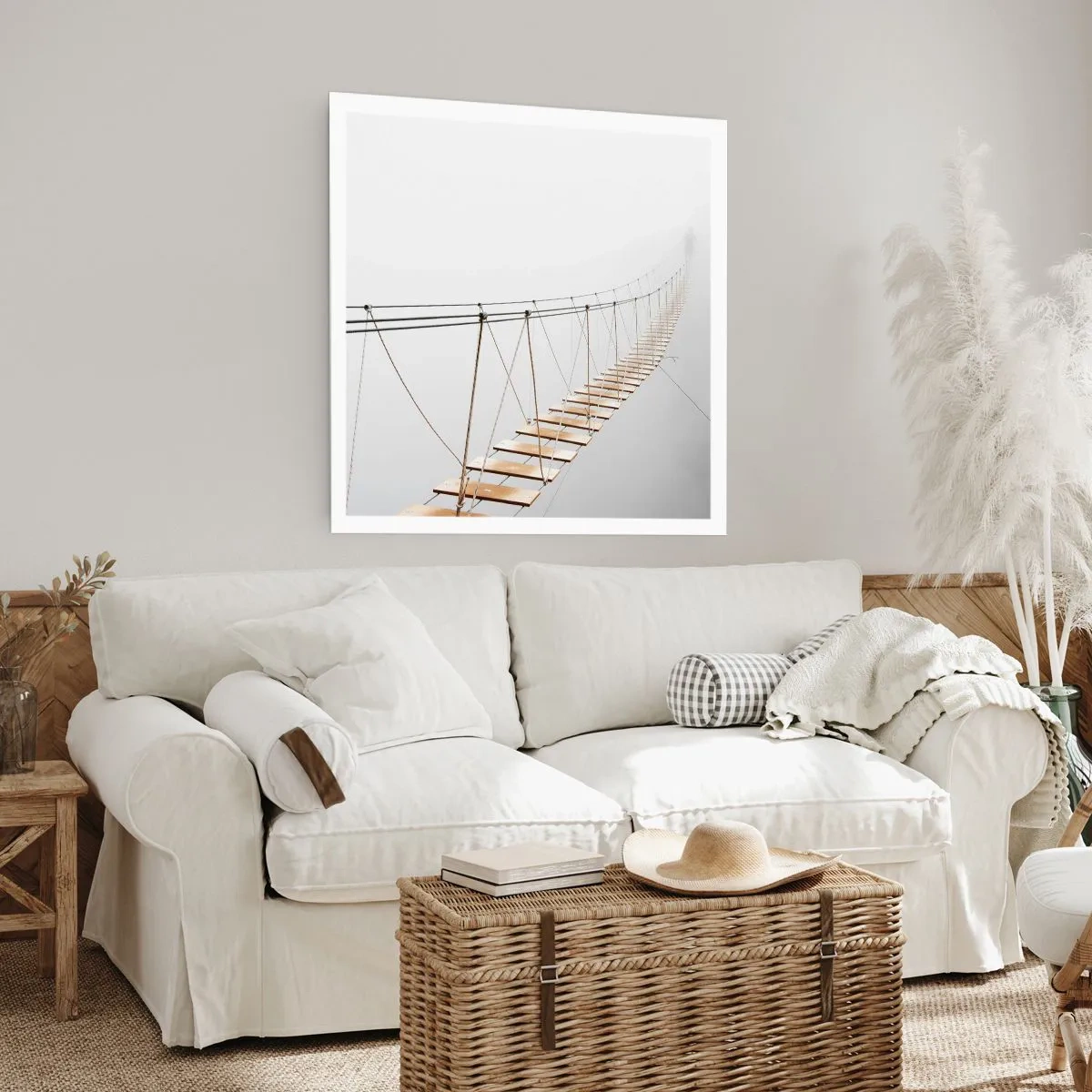 Plakat - Hvor vil det føre dig hen? - 50x50 cm