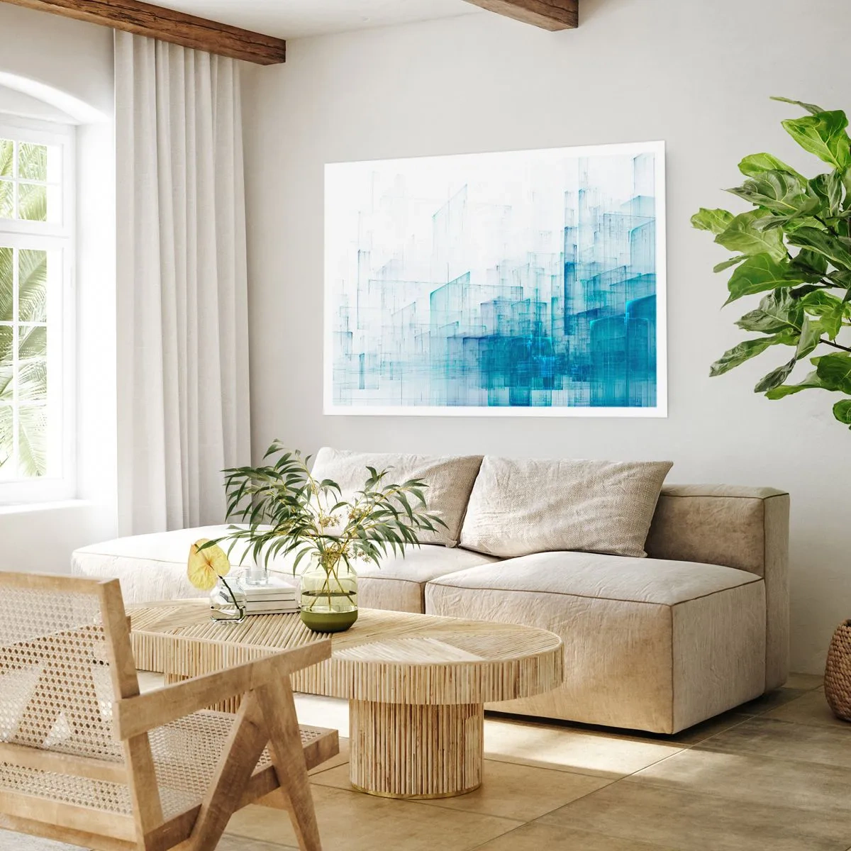 Plakat - Hvordan rummet blev til - 70x50 cm