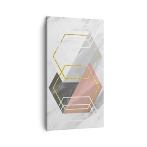 Lærredstryk - Billede på lærred - Kædesammensætning - 45x80 cm