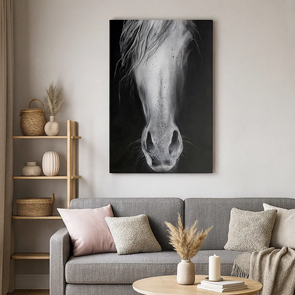 Lærredstryk - Billede på lærred - Forførende blik - 50x70 cm