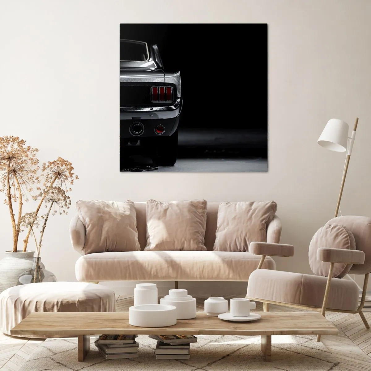 Lærredstryk - Billede på lærred - Klassisk charme - 30x30 cm