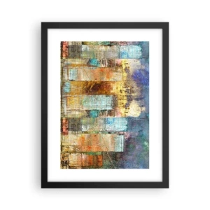Plakat i sort ramme - Solrig metropol - 30x40 cm