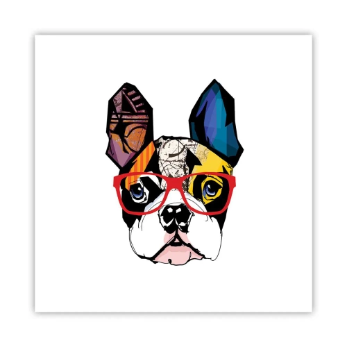 Plakat - Intellektuel - 40x40 cm