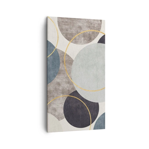 Lærredstryk - Billede på lærred - Hjul efter hjul - 45x80 cm