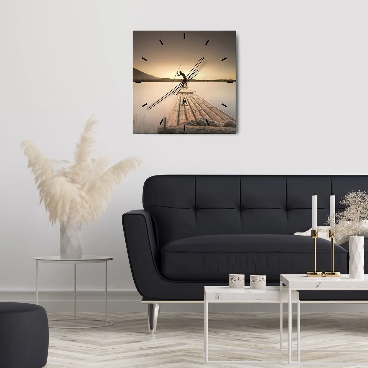 Vægur, Uret - Før du hviler - 40x40 cm