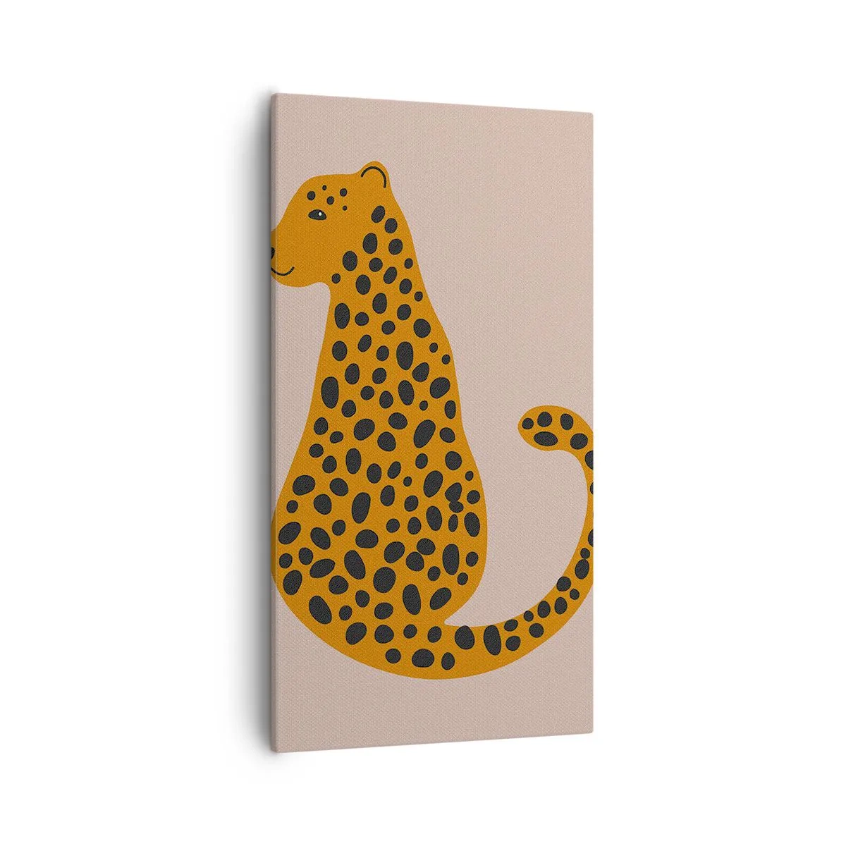 Lærredstryk - Billede på lærred - Leopardprint er et moderigtigt mønster - 55x100 cm