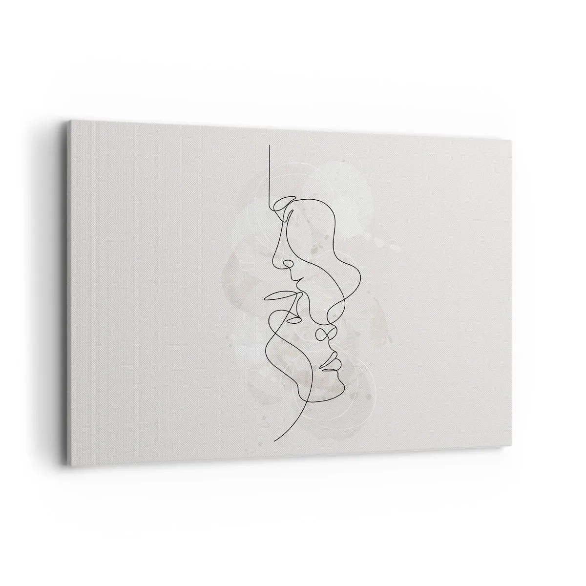 Lærredstryk - Billede på lærred - Omfavnet i en omfavnelse - 100x70 cm