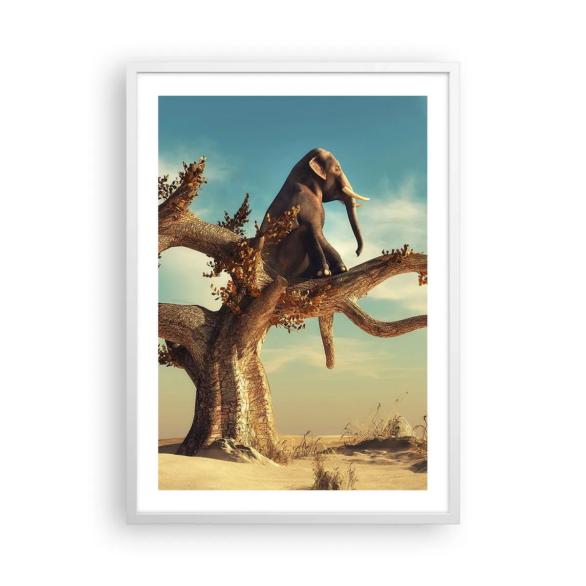 Plakat i hvid ramme - Et nyt synspunkt - 50x70 cm